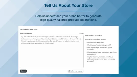 HumanizeGPT Product Writer screenshot