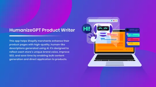 HumanizeGPT Product Writer screenshot
