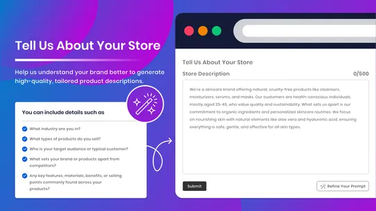 HumanizeGPT Product Writer screenshot