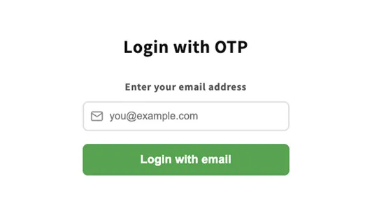 Quick Login OTP screenshot