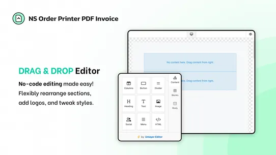 NS Order Printer PDF Invoice screenshot