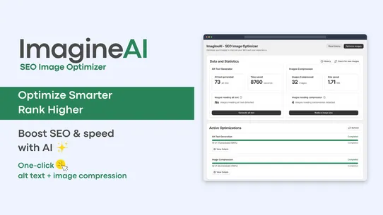 ImagineAI SEO Image Optimizer screenshot