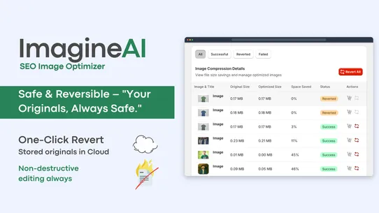 ImagineAI SEO Image Optimizer screenshot