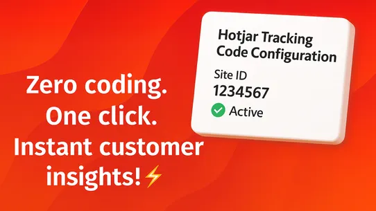 Easy Hotjar Install screenshot