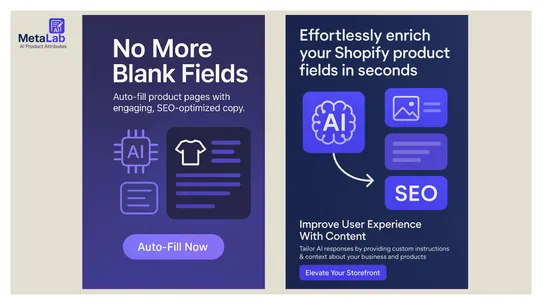 MetaLab AI Product Description screenshot