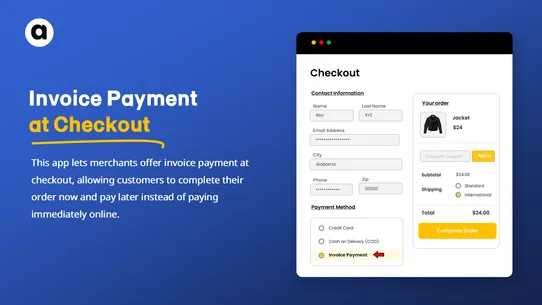 INV ‑ Invoice Payment Method screenshot