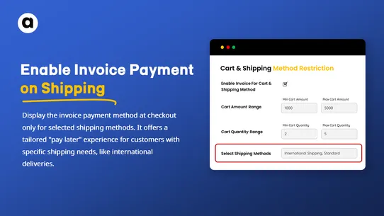 INV ‑ Invoice Payment Method screenshot