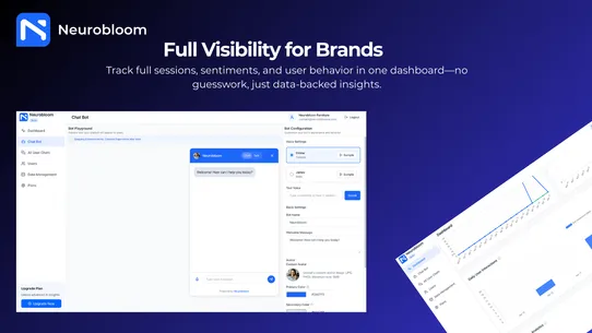 Neurobloom Chatbot + ChatGPT screenshot