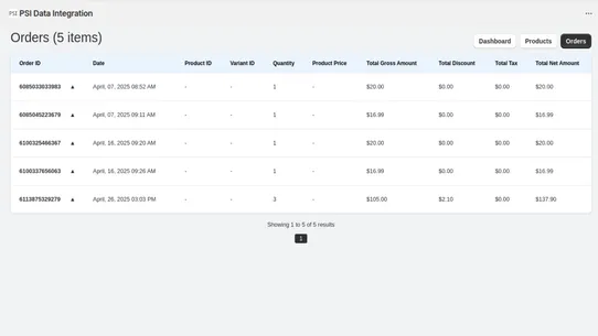 PSI Partners App screenshot