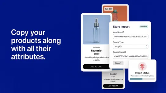 Store Importer &amp; Cloner screenshot