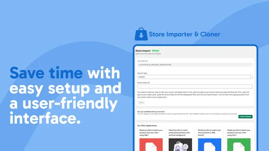 Store Importer &amp; Cloner screenshot