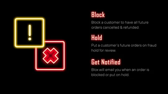 Blox: Customer Blocklist screenshot