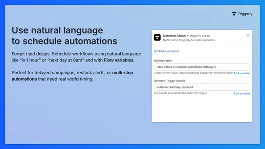 Triggerly: Workflow Automation screenshot