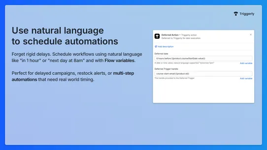 Triggerly: Workflow Automation screenshot