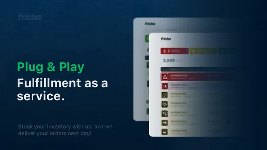 Frisbo eFulfillment screenshot