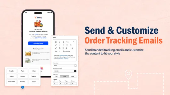 ViNext Order Tracking screenshot