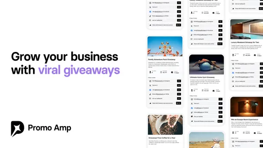 Promo Amp Giveaways Contests screenshot