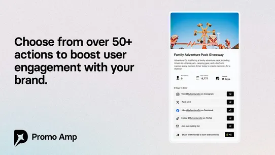 Promo Amp Giveaways Contests screenshot