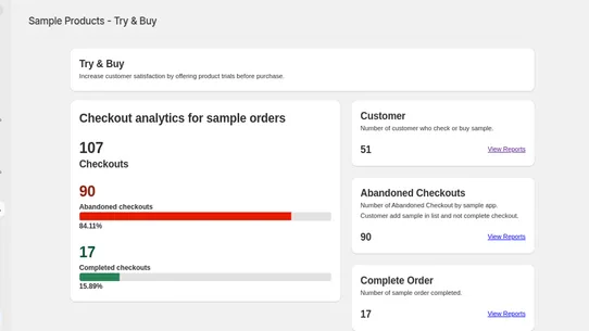 SampleFirst ‑ Try &amp; Buy screenshot