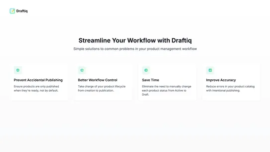 Draftiq screenshot