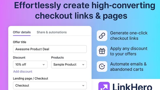 LinkHero screenshot