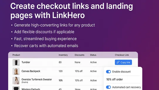 LinkHero screenshot
