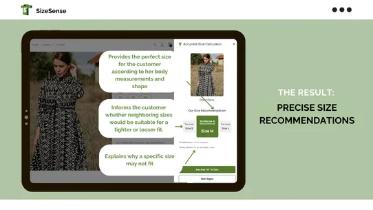 SizeSense.ai Size Recommender screenshot