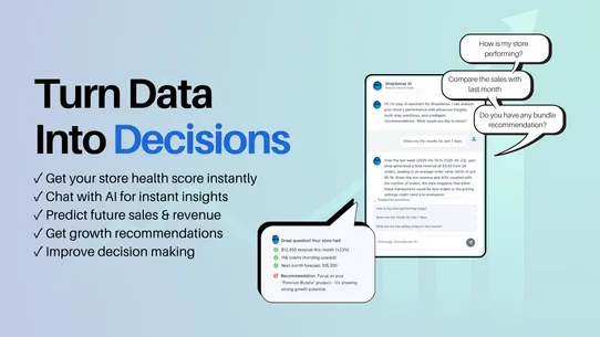 ShopSense AI Data Analyst screenshot