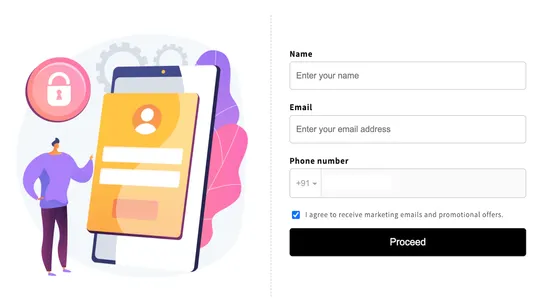 Anthers: Customer Login screenshot