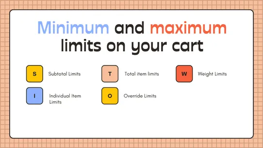 Pify: Order Limits Quantity screenshot