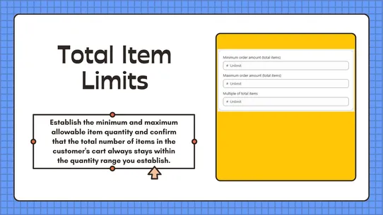 Pify: Order Limits Quantity screenshot