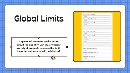 Pify: Order Limits Quantity screenshot