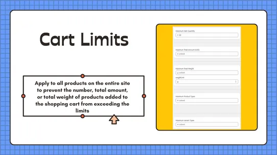 Pify: Order Limits Quantity screenshot