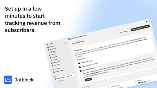 Email Popups • Jotblock screenshot