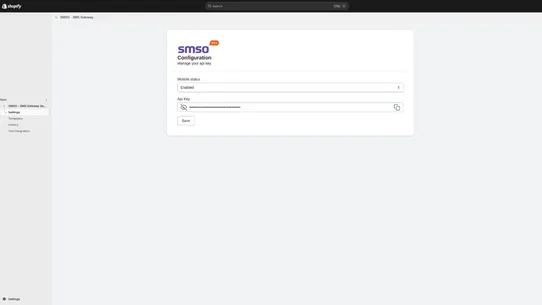 SMSO ‑ Romanian SMS Gateway screenshot