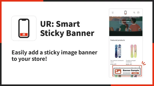 UR: Smart Sticky Banner screenshot