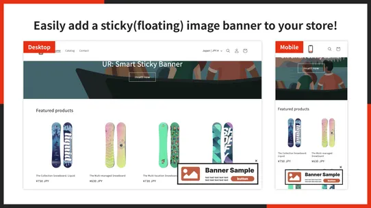 UR: Smart Sticky Banner screenshot