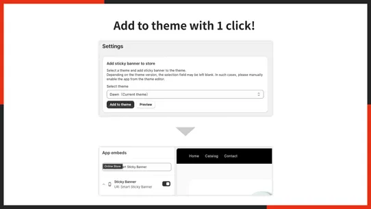 UR: Smart Sticky Banner screenshot