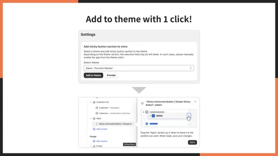 UR: Smart Sticky Button screenshot