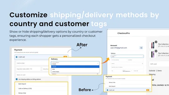 Checkout Customization Pro screenshot