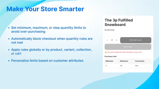 Nexo ‑ Order Limits Quantity screenshot