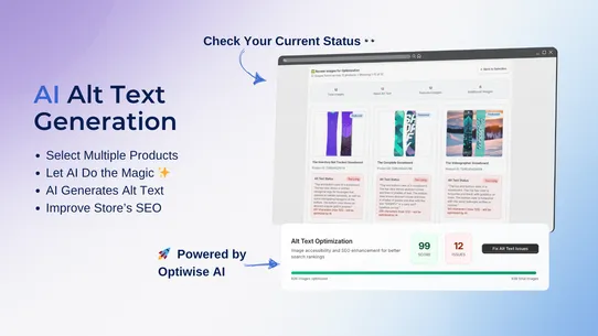 Optiwise Alt Text &amp; Image AI screenshot