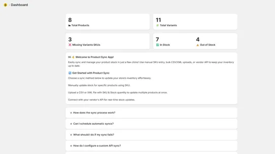SYNC APP 2.0 screenshot
