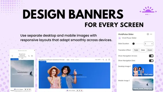 Vivid Pluse Slider screenshot