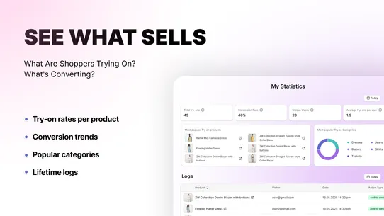 FitSee ‑ Try Mirror. Sell More screenshot