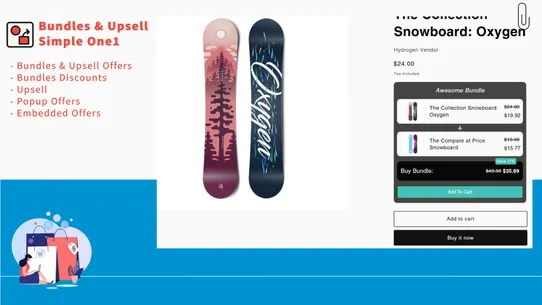 Bundles &amp; Upsell ‑ Simple One1 screenshot