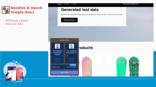 Bundles &amp; Upsell ‑ Simple One1 screenshot