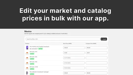Easy Price Editor screenshot