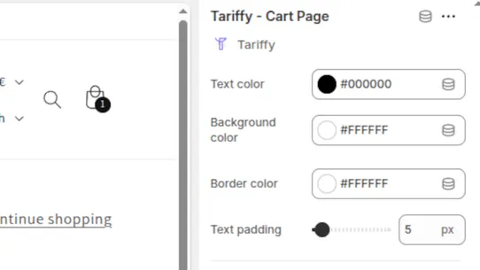 Tariffy screenshot
