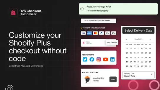 RVS Checkout Customizer screenshot